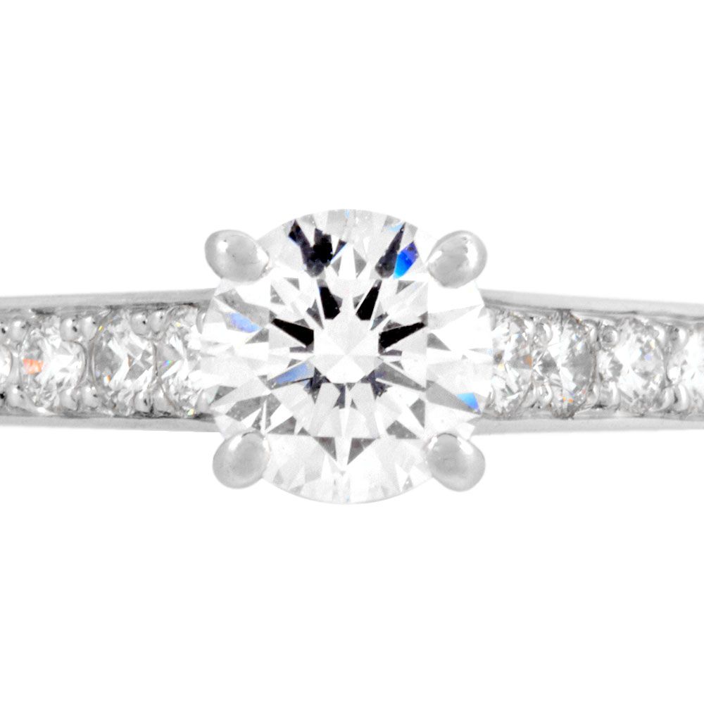 ヴァンクリーフ&アーペル Van Cleef & Arpels ロマンス リング 指輪 ダイヤモンド 0.33ct #47 Pt950  D/VVS2/3EX レディース【中古】 - メルカリ