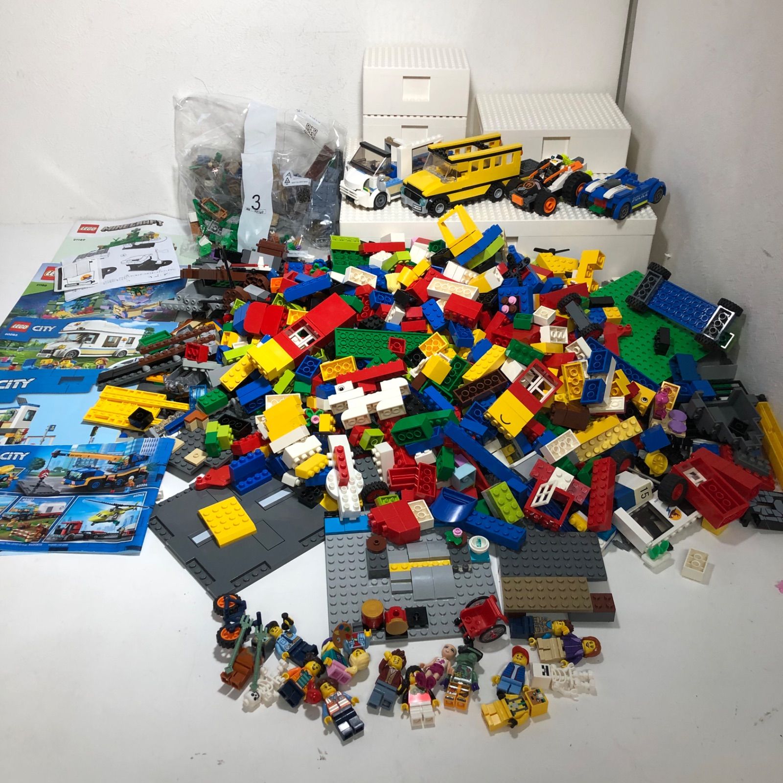 LEGO レゴブロック/ミニフィグ バラまとめ売り 約３キロ USED-