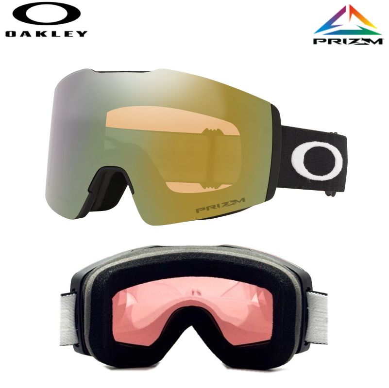 24-25OAKLEY FALL LINE M MATTE BLACK レンズ PRZM SAGE GOLD IRIDIUMオークリー