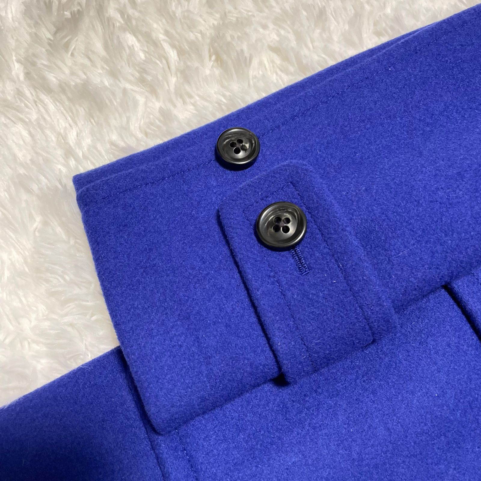 グリーンレーベルリラクシング ダッフルコート ロイヤルブルー XL