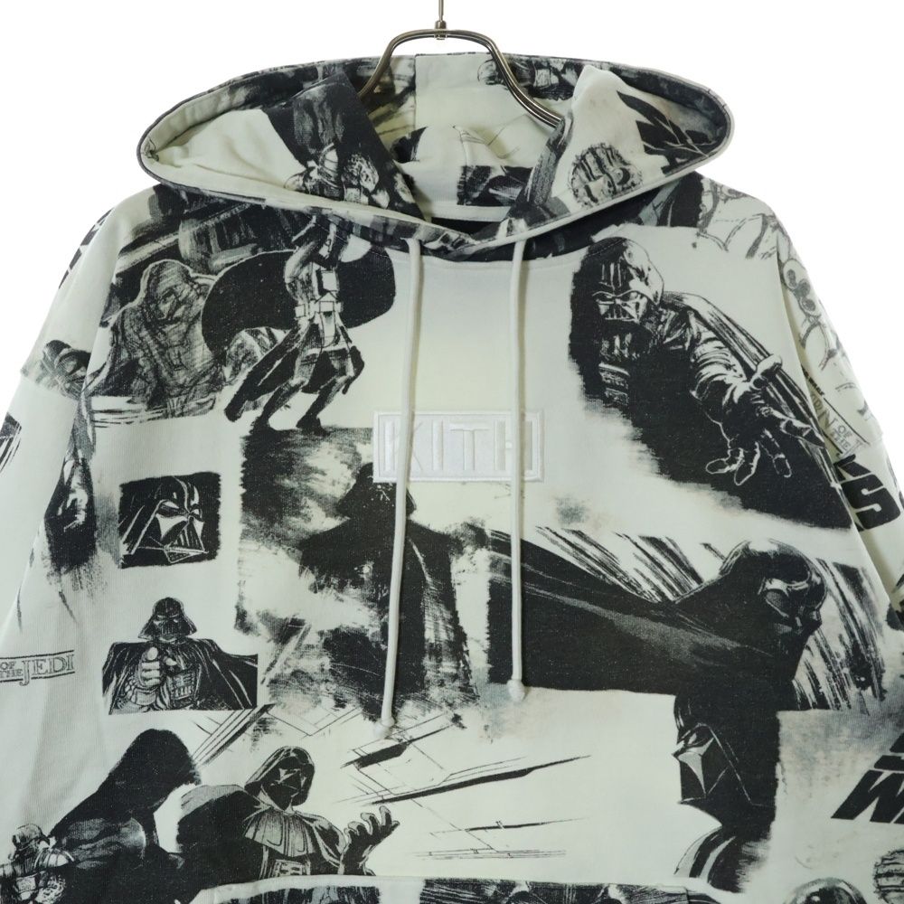 kith star wars スターウォーズ パーカー KITH (キス) 23SS ×STAR WARS DARTH VADER ILLUSTRATION HOODIE