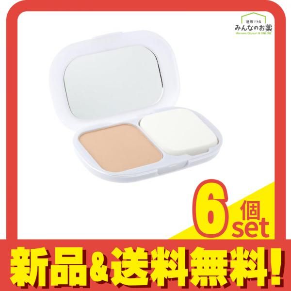 NOAH ノア UVホワイトパウダーファンデーションEX オークル40 スポンジ 鏡付き 10.5g 6個セット まとめ売り