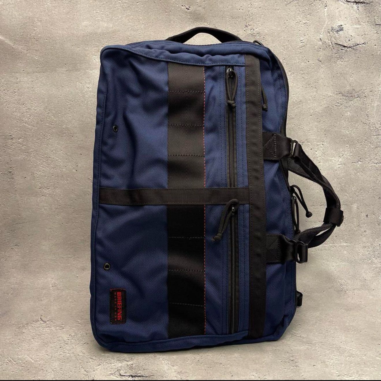 BRIEFING ブリーフィング リュック バックパック ネイビー スレ使用感