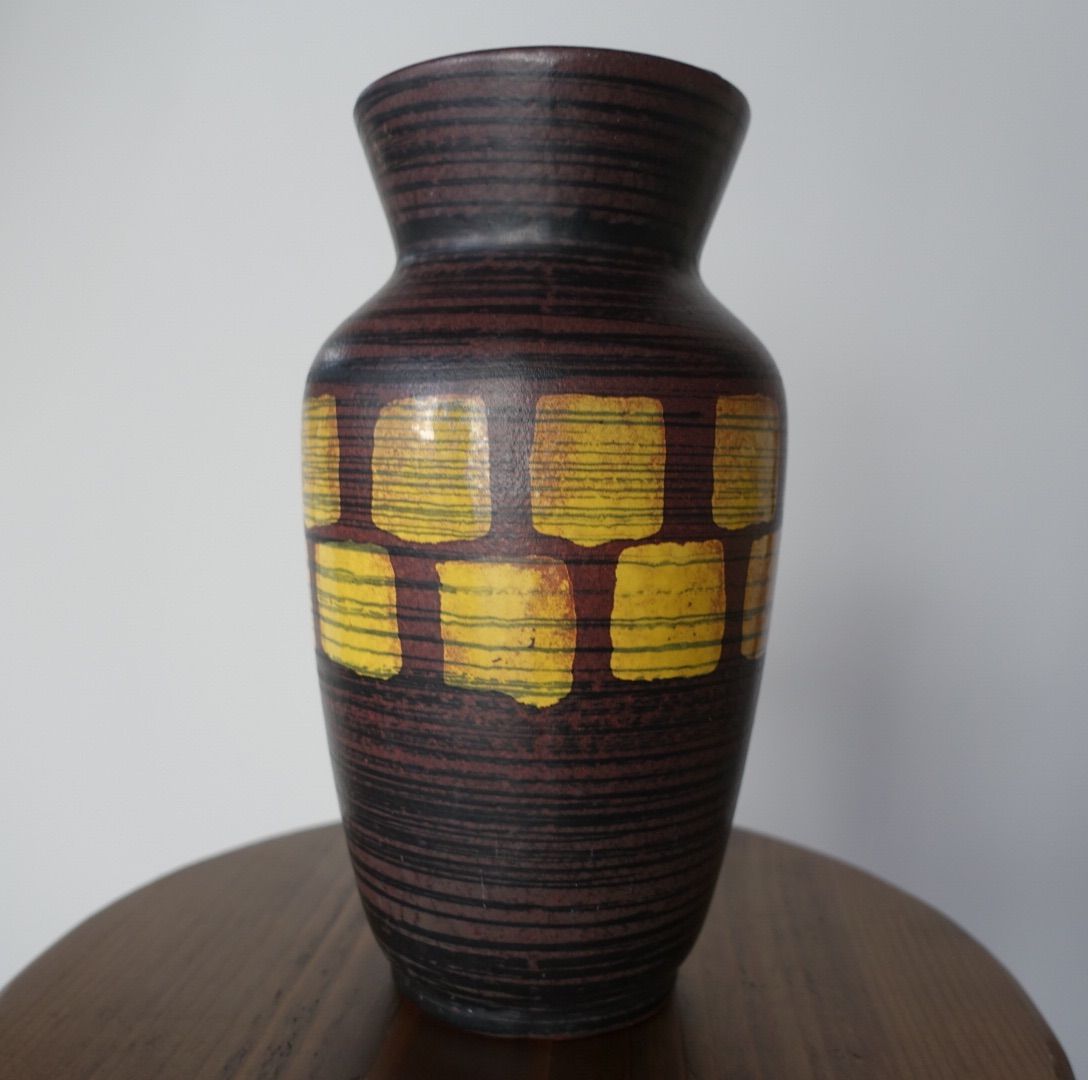 ファットラバ ドイツビンテージ フラワーベース 花瓶 ミッドセンチュリー ファットラバ ドイツビンテージ フラワーベース 花瓶 ミッド