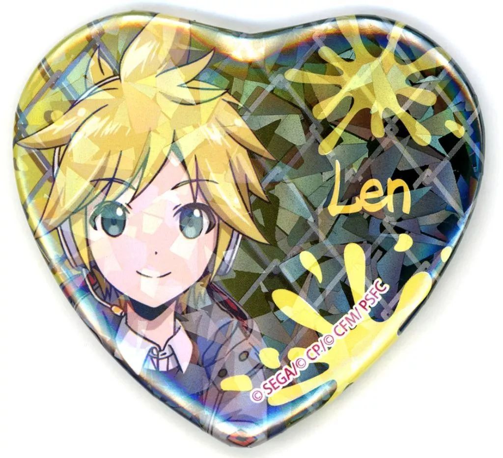 中古】バッジ・ピンズ ストリートのセカイの鏡音レン キラキラビッグ