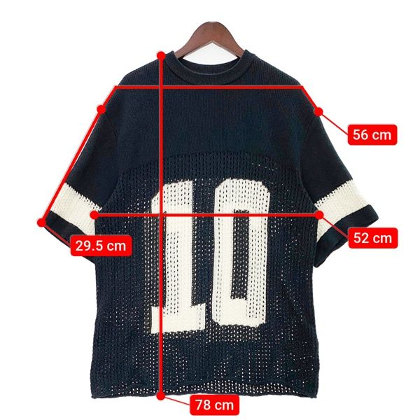 ASKYURSELF アスクユアセルフ ニット 半袖 カットソー Tシャツ