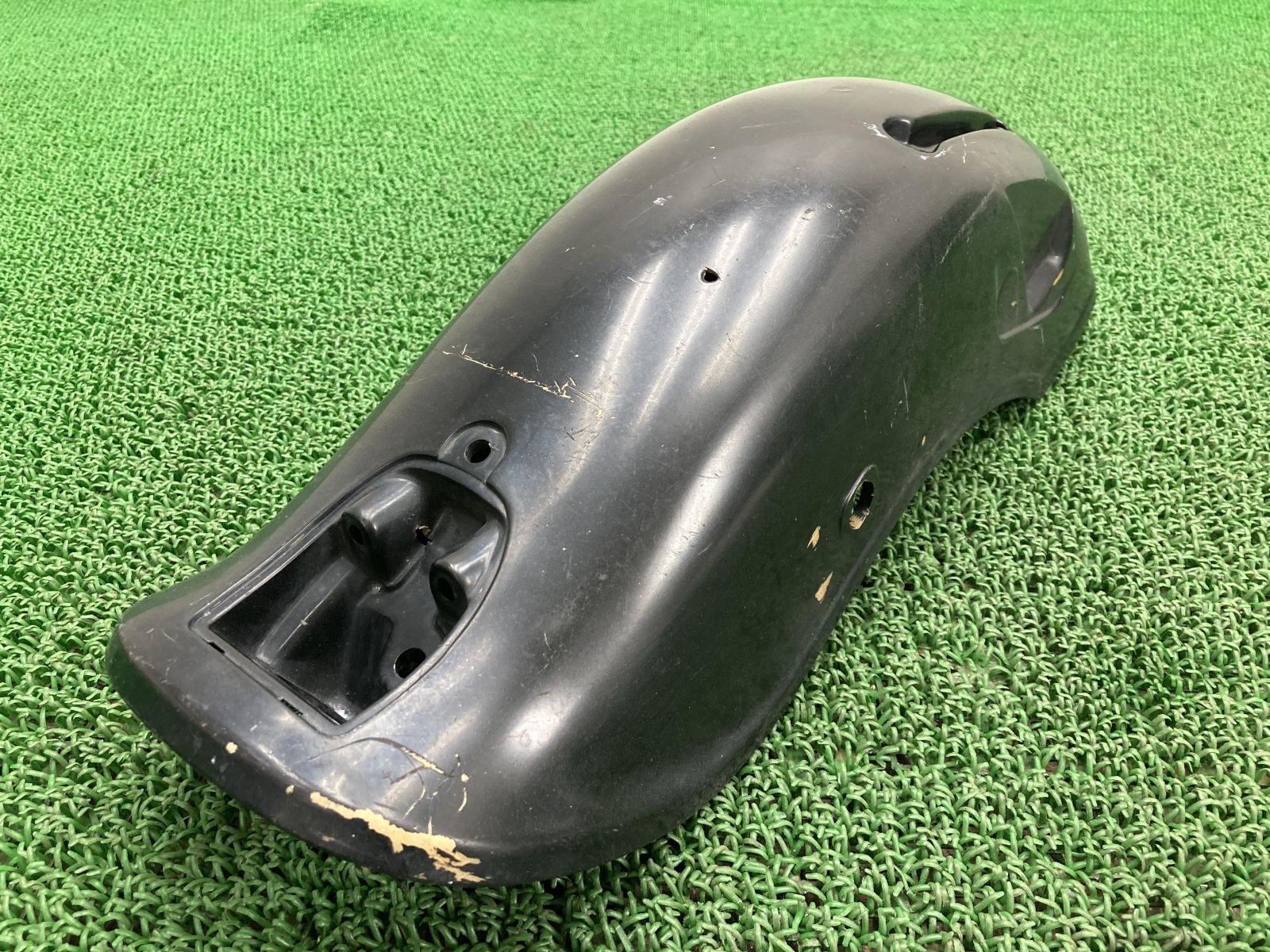 ジャズ リアフェンダー 黒 ホンダ 純正 中古 バイク 部品 AC09 修復素材やペイント素材に 品薄 希少品 車検 Genuine