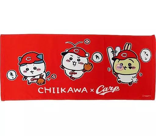 雑貨 ちいかわ＆ハチワレ＆うさぎ フェイスタオル 「ちいかわ なんか 