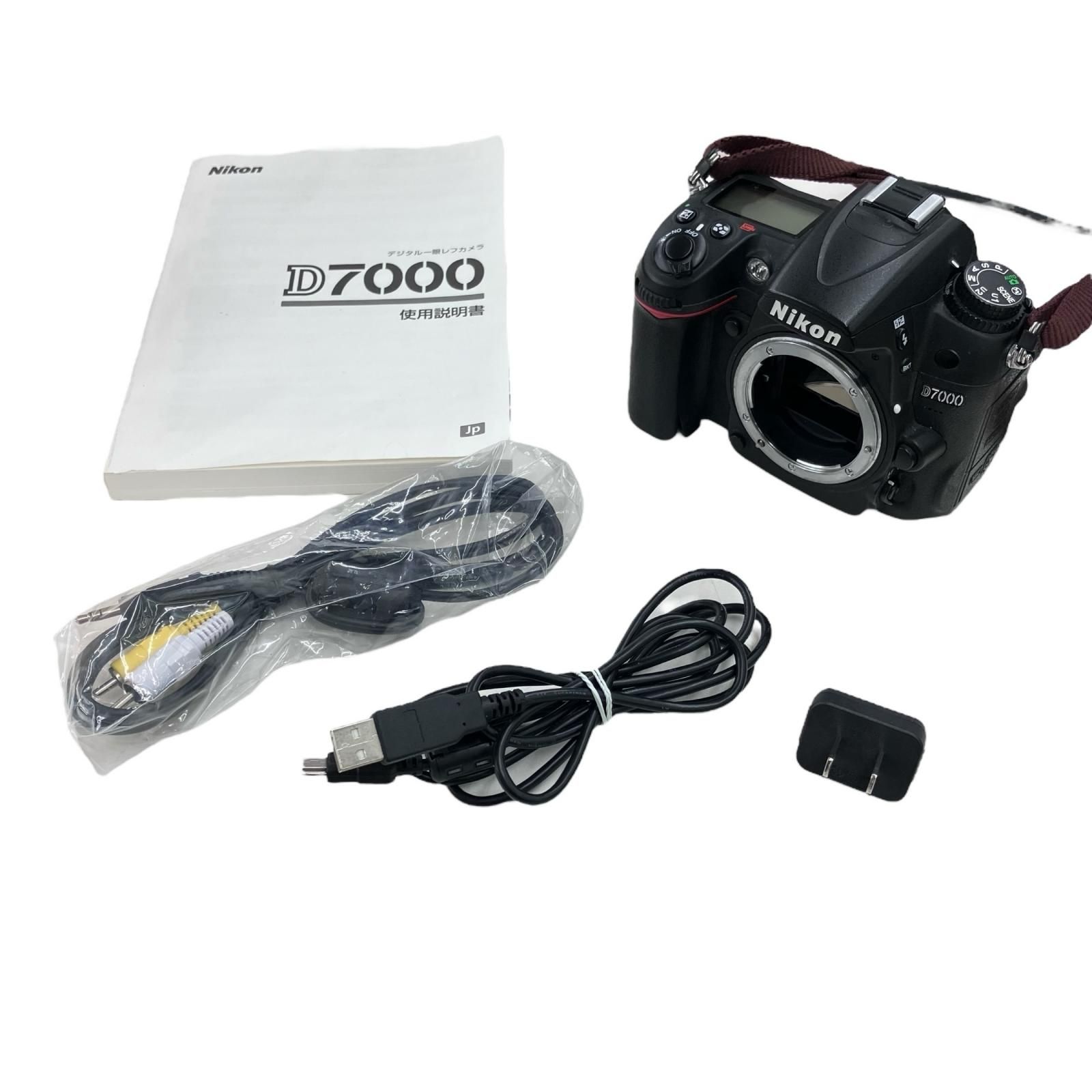 186000 現状品 Nikon ニコン デジタル一眼レフ D7000 ブラック
