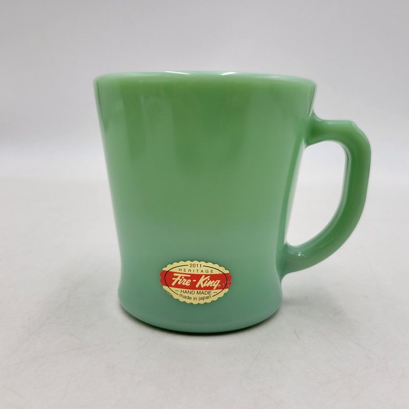 中古美品】 FIRE KING ファイヤーキング JADEITE MUG D HAND