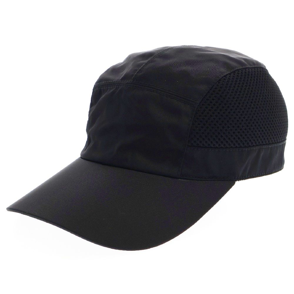 PRADA (プラダ) Mesh Panal Nylon Baseball cap 三角ロゴプレート