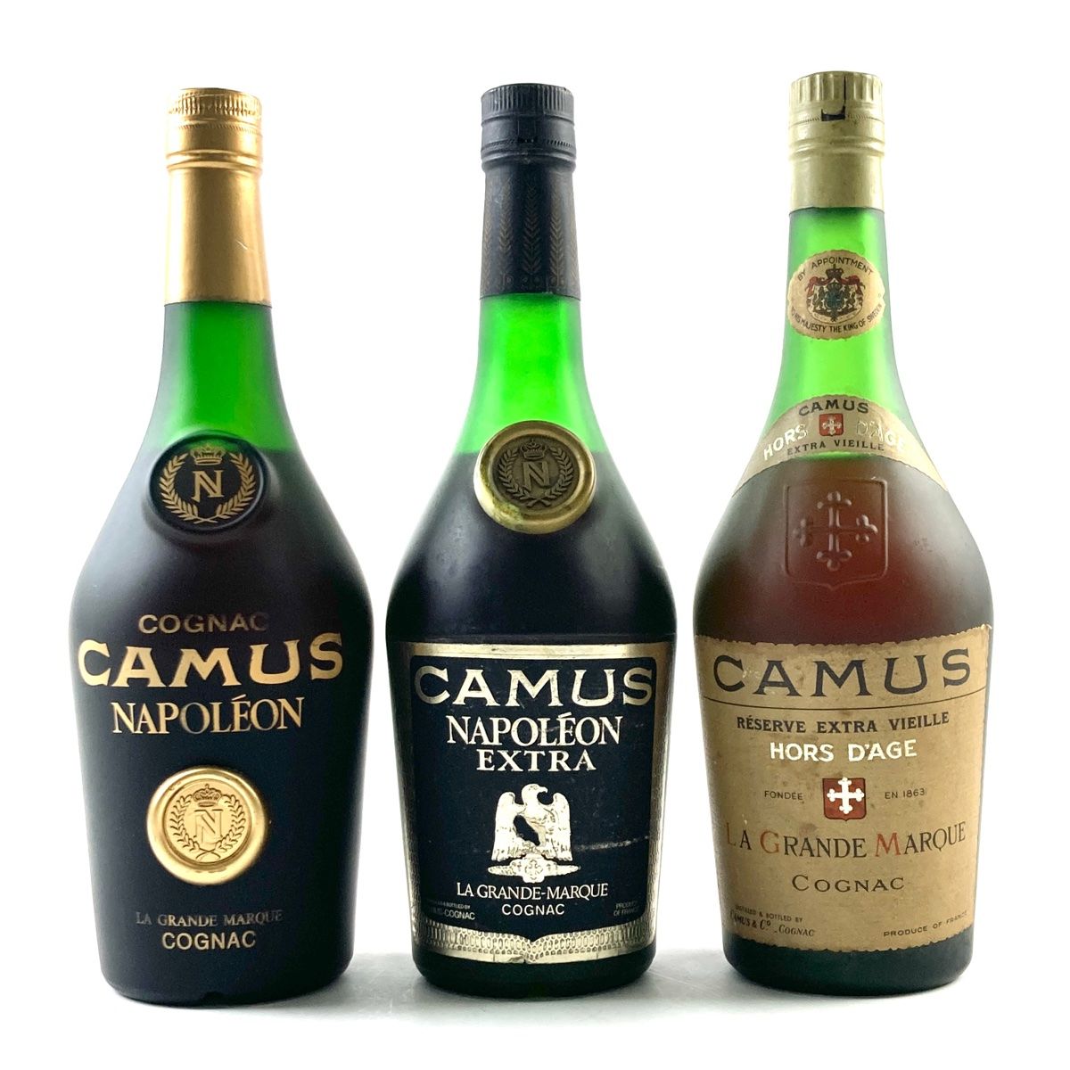 3本 カミュ CAMUS ナポレオン グランマルキ エクストラ コニャック 700ml ブランデー セット 【古酒】 - メルカリ