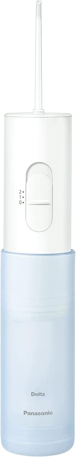 パナソニック 口腔洗浄器 ジェットウォッシャー ドルツ ジェット水流 防水 ポータブルモデル 青 EW-DJ11-A
