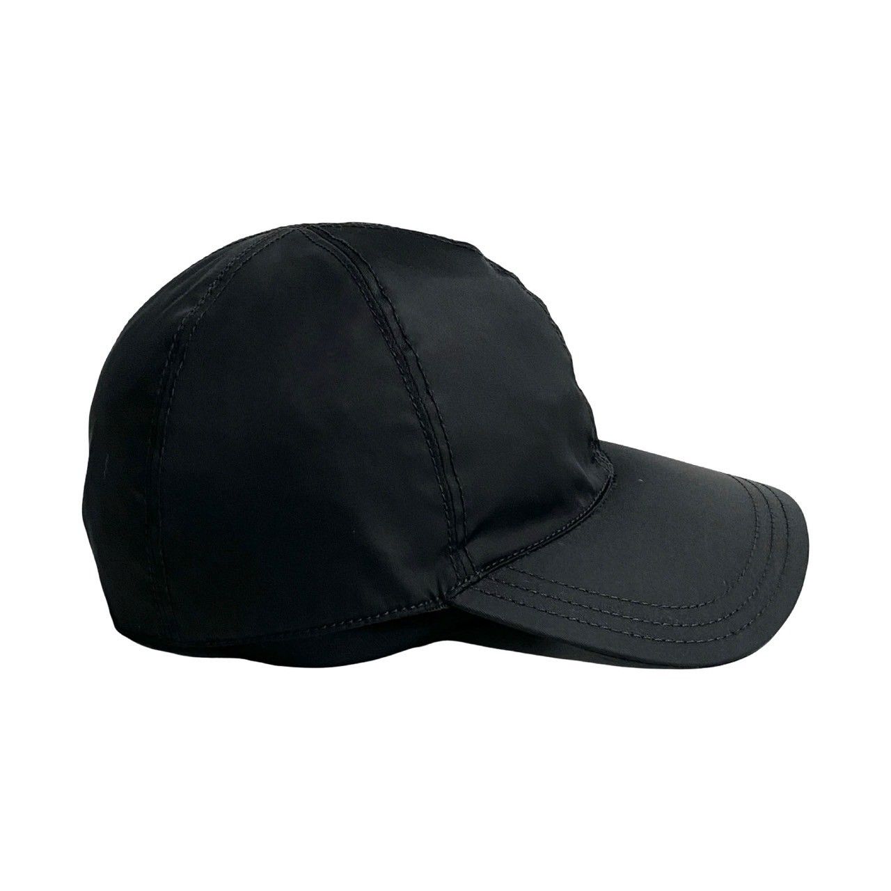 極 美品 希少品 PRADA プラダ ロゴ 金具 ナイロン レザー 本革 