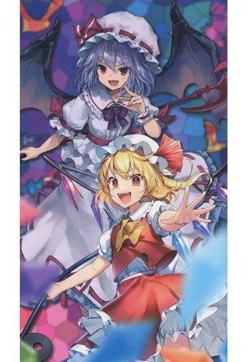 中古】タペストリー デザインB(レミリア・スカーレット＆フランドール