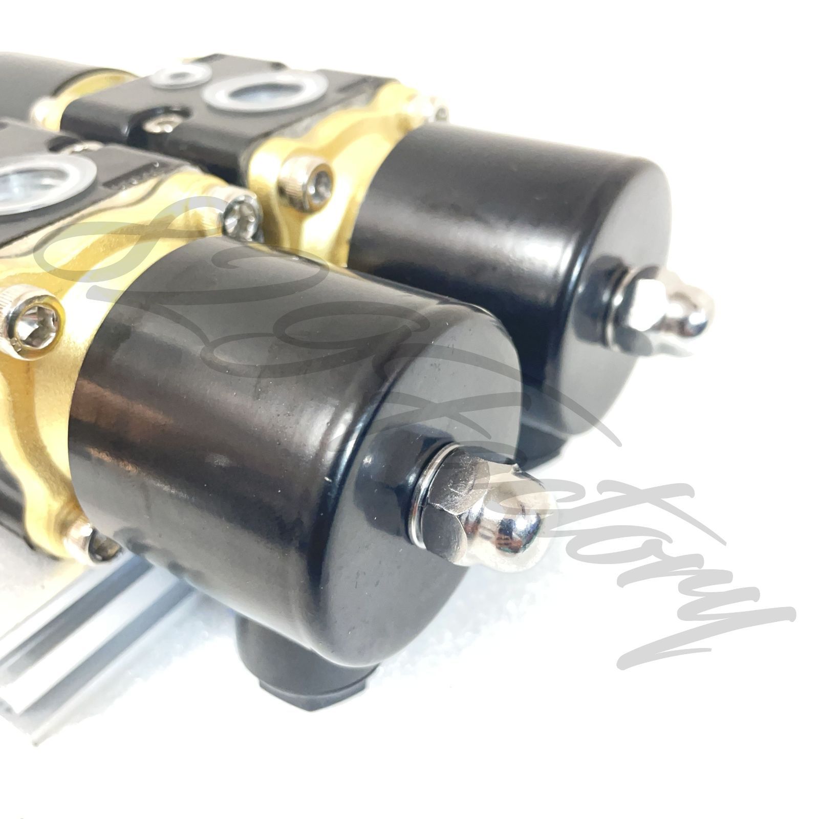 マニホールドバルブ ソレノイドバルブ 電磁弁 ハイスピード 2独 2輪独立 NPT 1 2 エアサス FFCRYSTALESIA_COM