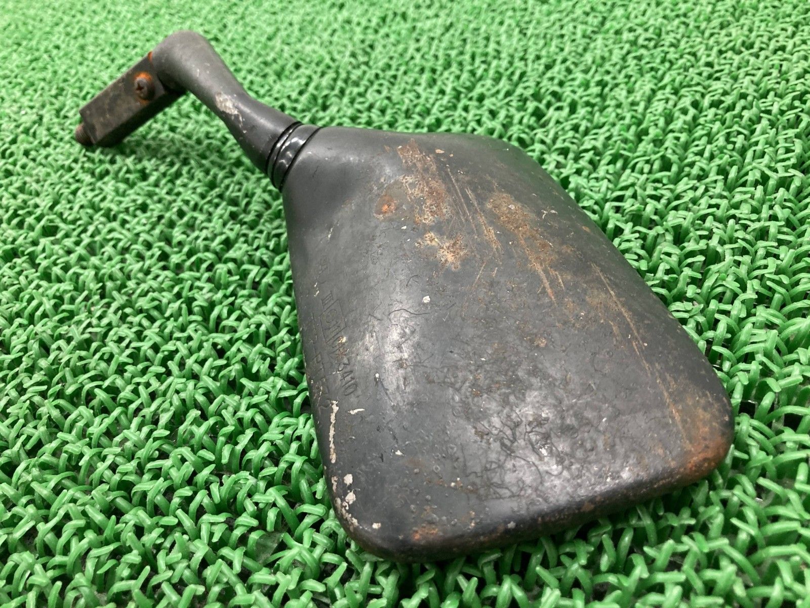 CBX400Fインテグラ ミラー 左 A42 ホンダ 純正 バイク 部品 NC07 正10mm 当時物 ペイント素材に 割れ欠け無し rY