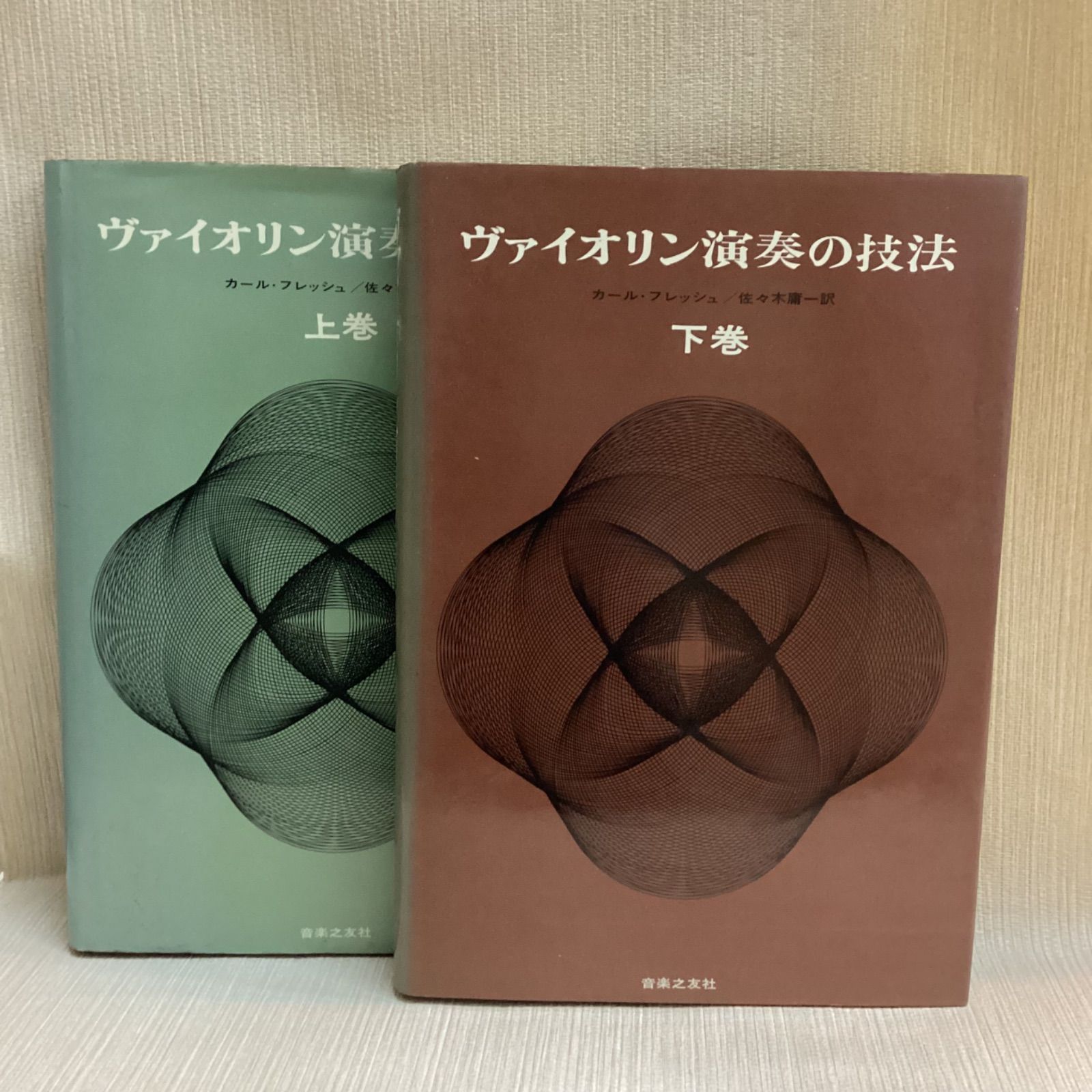 ヴァイオリン演奏の技法 上下2冊セット カール フレッシュ 佐々木庸一訳 音楽之友社