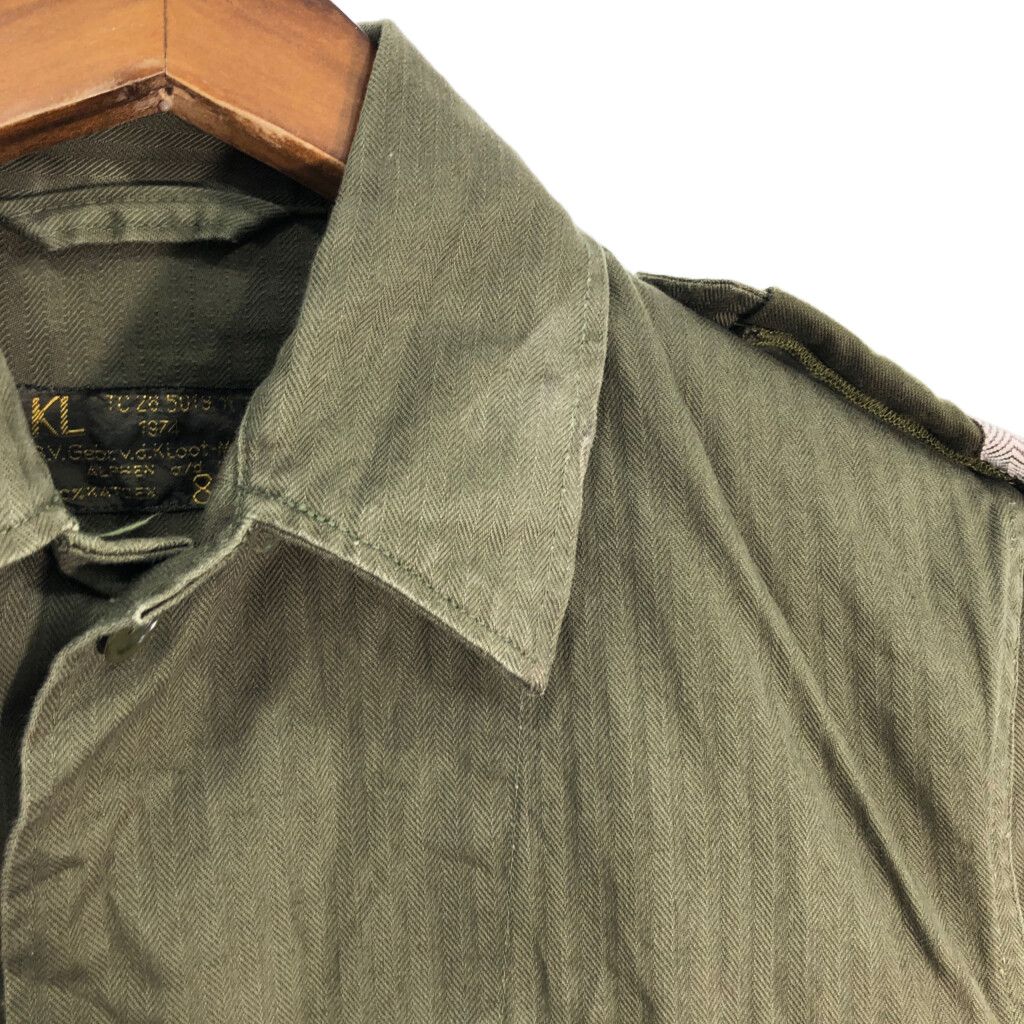 希少 60s オランダ軍 HBT ミリタリー フィールド ジャケット ユーロ古着 楽天市場】☆実物 USED オランダ軍 HBT（ヘリンボーンツイル