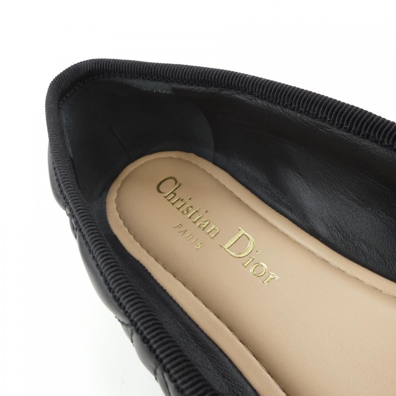  クリスチャンディオール CHRISTIAN DIOR CANNAGE QUILTED BALLET フラットシューズ その他 靴