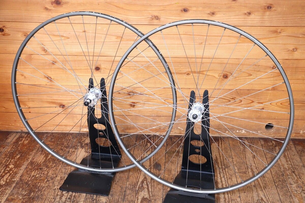 WOLBER SUPER CHAMPION リム 手組み カンパニョーロ アテナ ハブ アルミ チューブラー ホイールセット ボスフリー 芦屋店