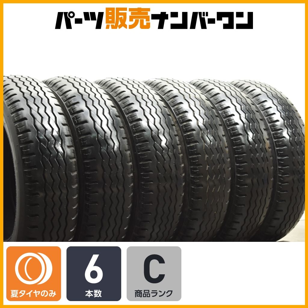 程度良好品 ブリヂストン V-STEEL RIB LUB G590 205 70R16 111 109L LT 6本セット ライトトラックタイヤ エルフ キャンター アトラス