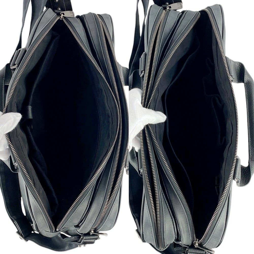 ■美品■　ダンヒル 2WAY ハンド ショルダー バッグ ビジネス PVC ブラック L3F141Z 【326431】3 □美品□ ダンヒル 2WAY ハンド ショルダー バッグ ビジネス PVC