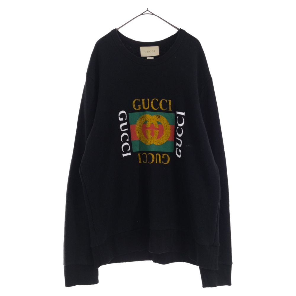 GUCCI (グッチ) 18AW VINTAGE LOGO SWEAT PULLOVER 454569-X5J57