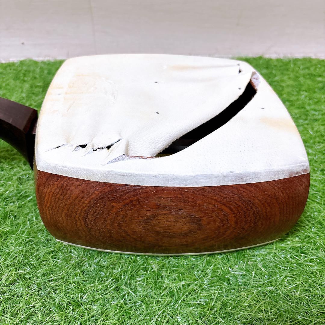 現状品　胴ヤブレあり　K18刻印　三味線　綾杉胴　三ツ折　弦楽器　和楽器 現状品 胴ヤブレあり K18刻印 三味線 綾杉胴 三ツ折 弦楽器 和