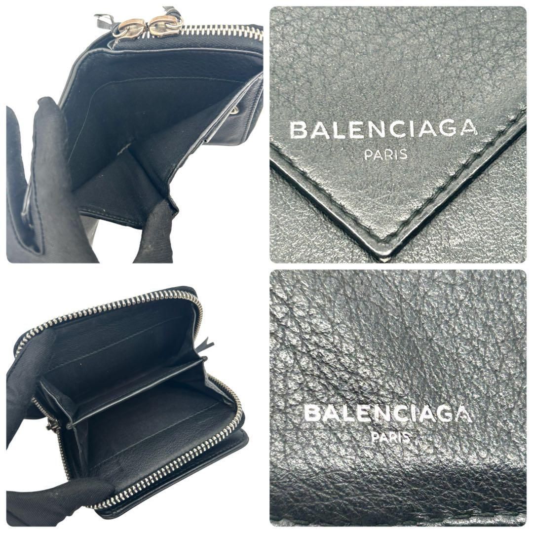 良品 2175 BALENCIAGA PAPIER 二つ折り財布 レザー 黒 良品 2175 BALENCIAGA PAPIER 二つ折り財布 レザー 黒 - メルカリ