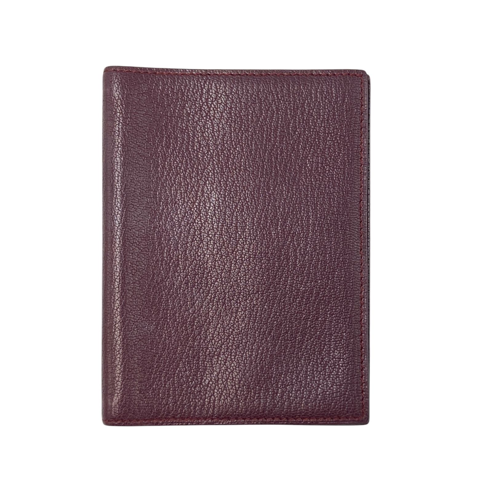 真贋判定済 HERMES エルメス アジェンダPM □L ブルーン ウォレット B0407GDRWL