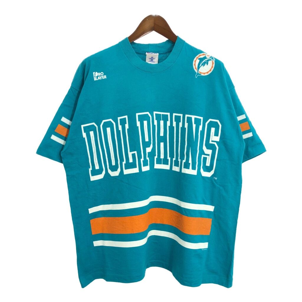90年代 USA製 PRO PLAYER NFL マイアミ・ドルフィンズ Tシャツ