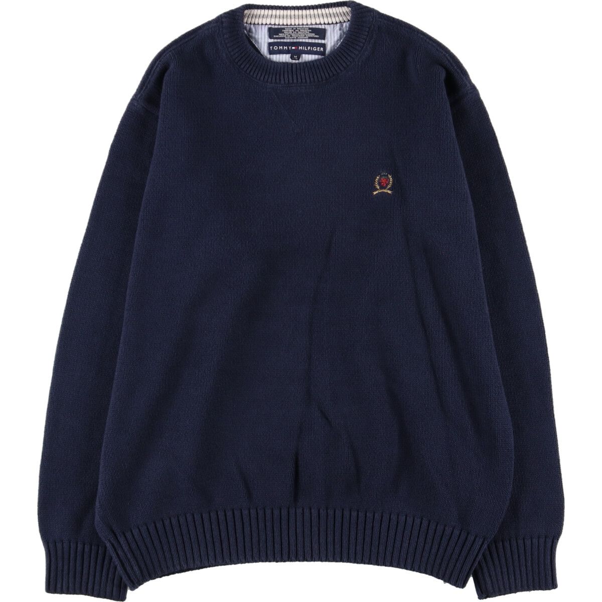 古着 トミーヒルフィガー TOMMY HILFIGER コットンニットセーター メンズL ヴィンテージ /eaa370329 【中古】/eaa370329