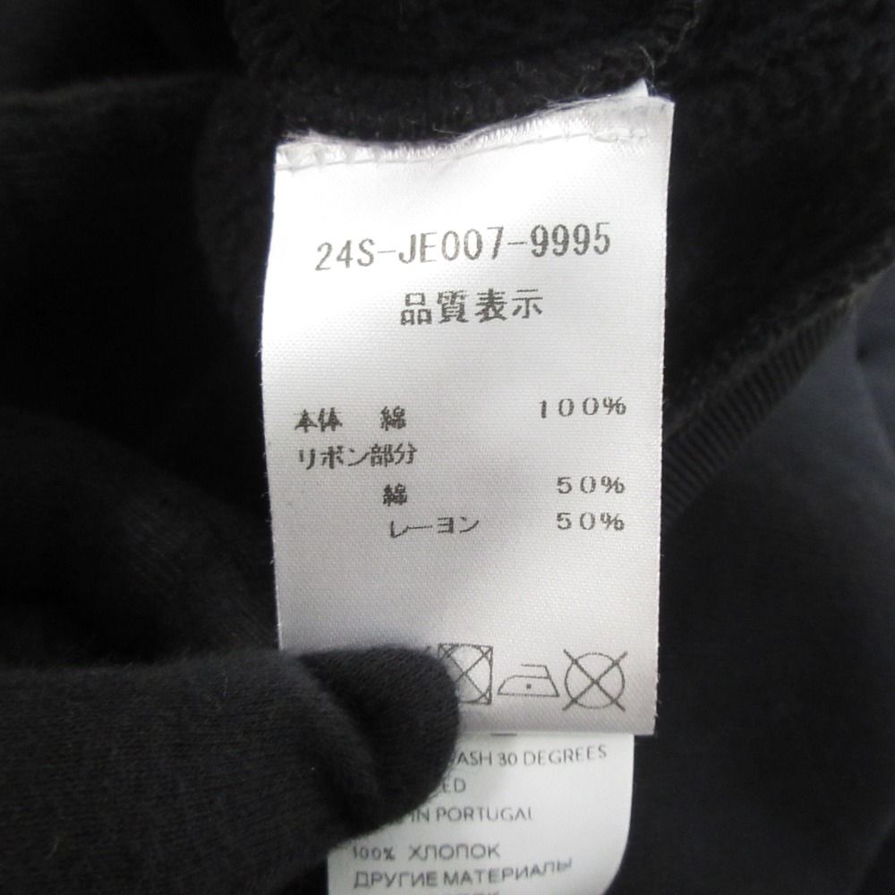 美品 24SS PATOU パトゥ バックロゴプリント リボン スウェット  