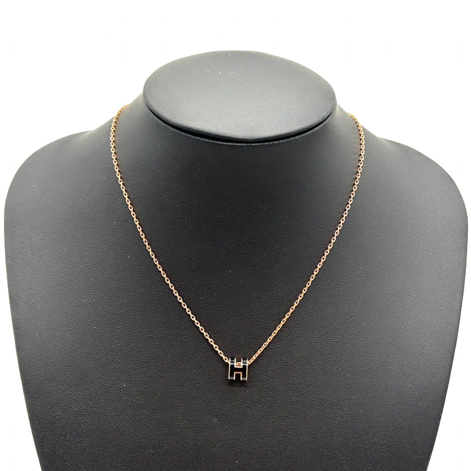 HERMES エルメス ミニポップアッシュH ネックレス アクセサリー GP