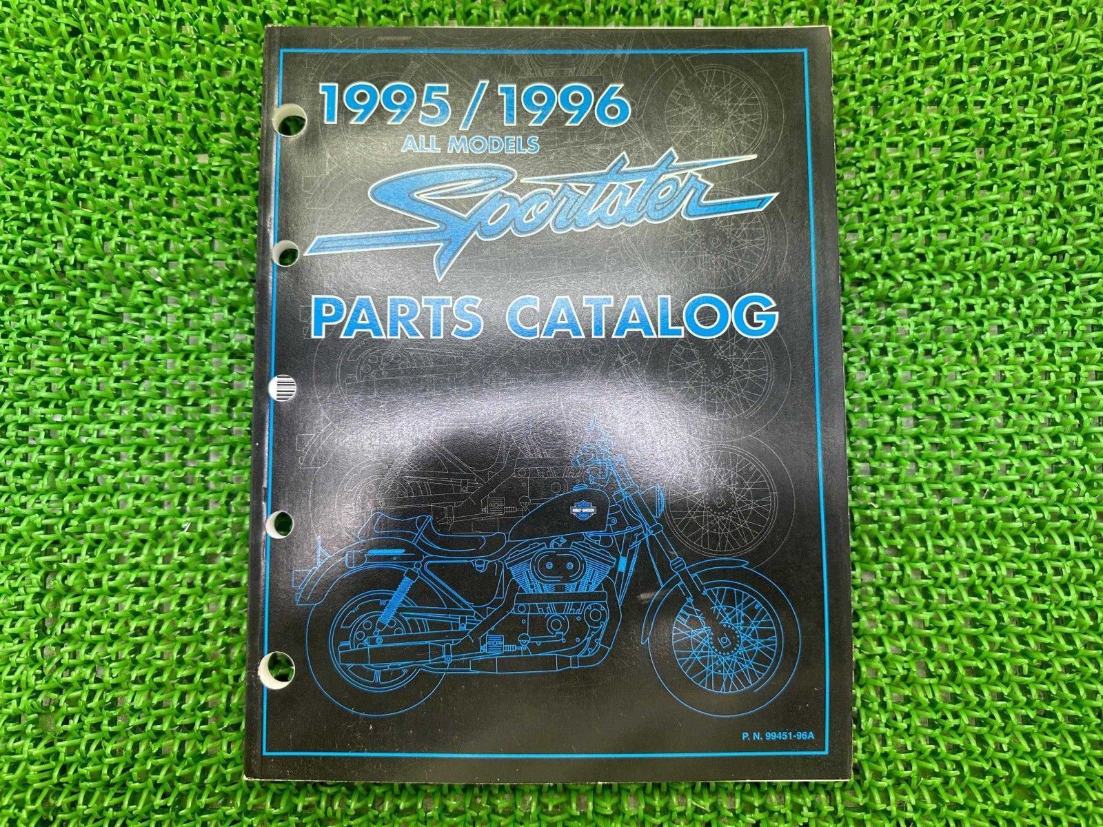 スポーツスター パーツリスト 英語版 ハーレー 正規 バイク 整備書 スポーツスターALLモデル 1995-1996年 パーツカタログ eQ