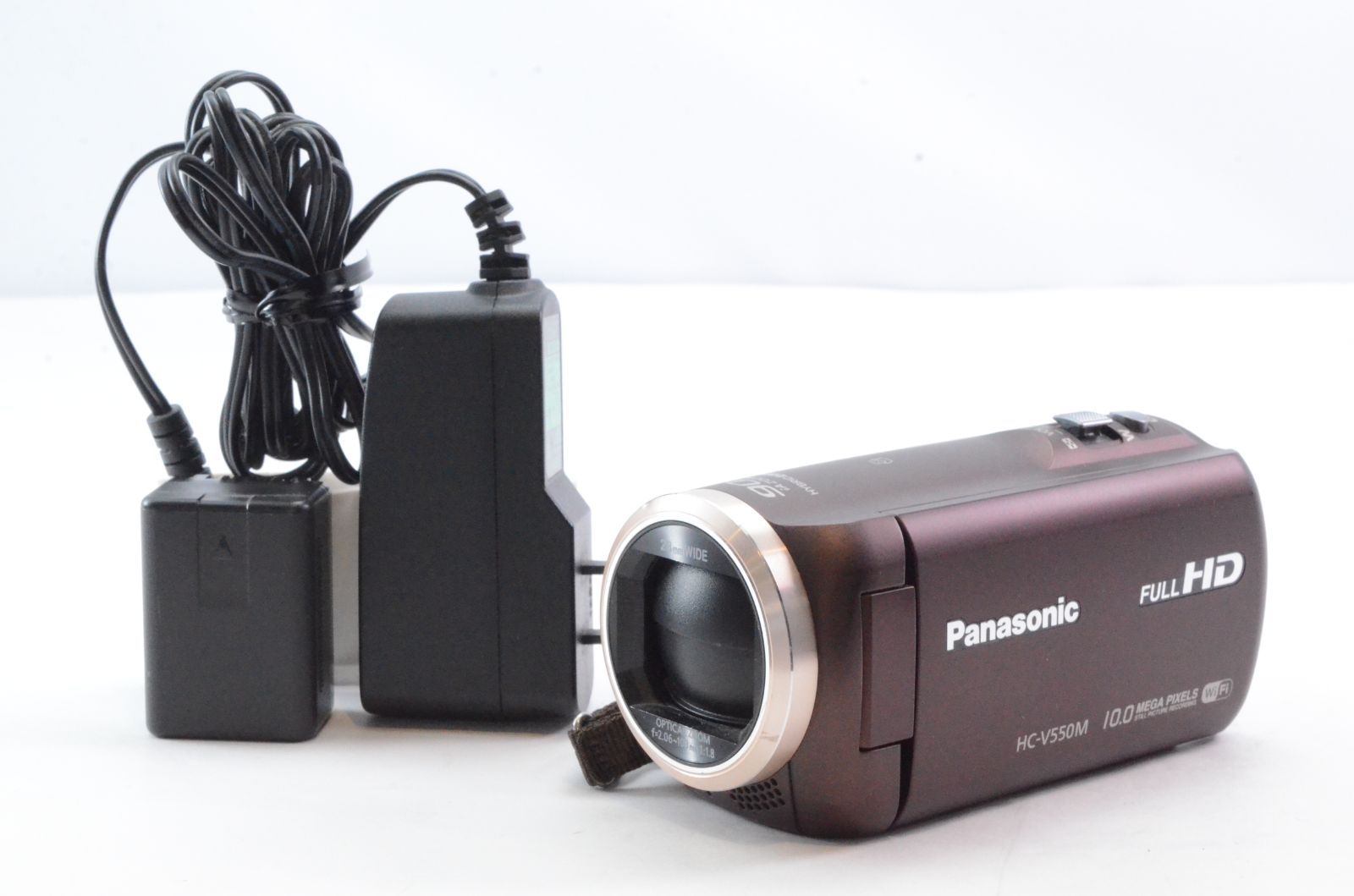 良品】Panasonic パナソニック HC-V550M-T ブラウン ビデオカメラ 内蔵