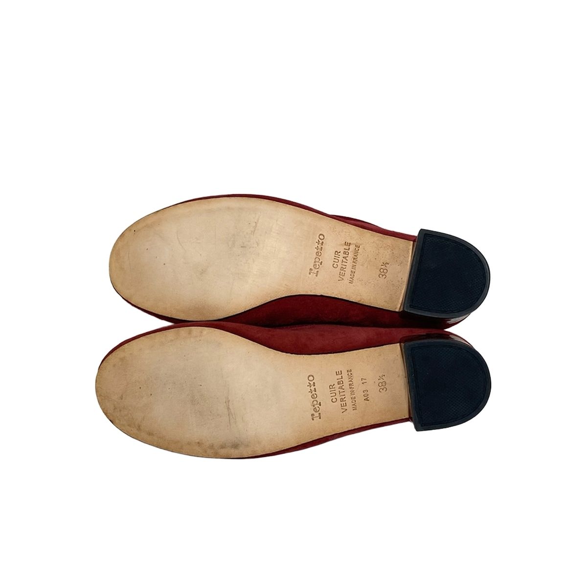 repetto(レペット) フラットシューズ 38 1/2 レディース - ボルドー