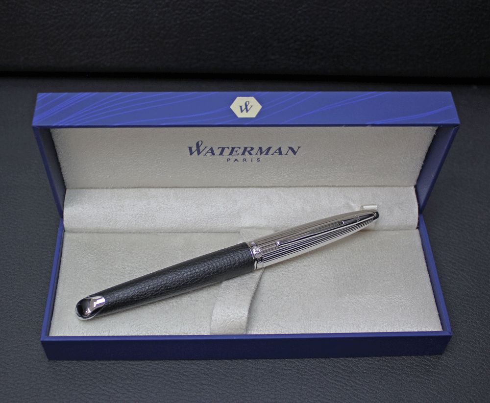 ☆1本限定 希少 WATERMAN ウォーターマン カレン ブラックレザーCT