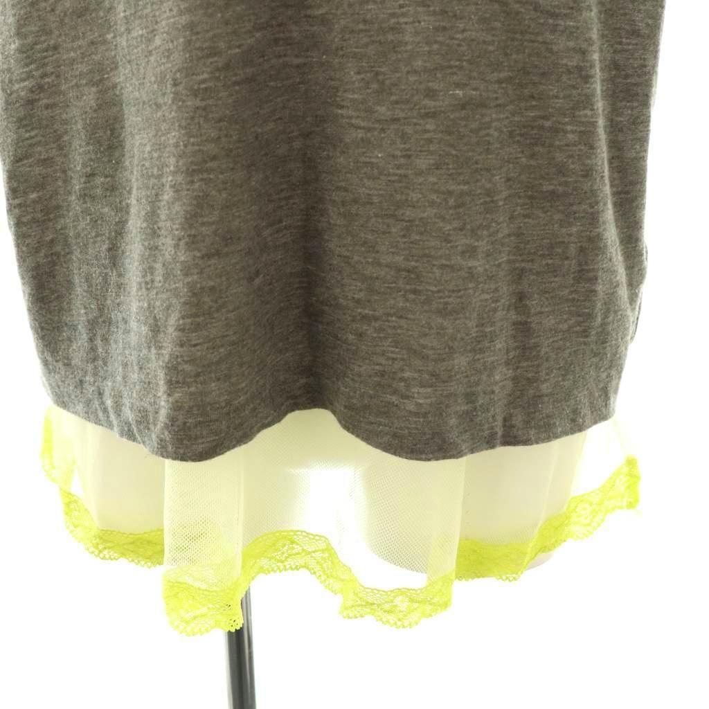 サカイラック sacai luck リネン レイヤード 半袖カットソー