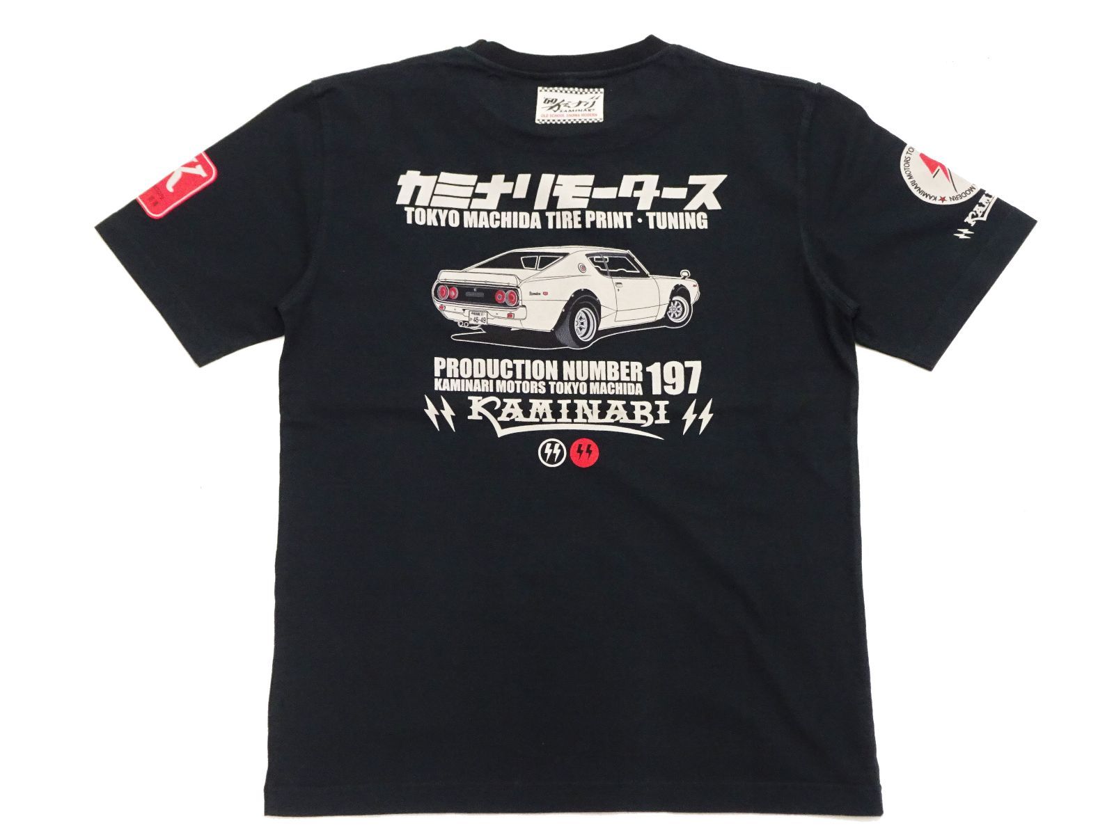 カミナリモータース 半袖Tシャツ KAMINARI Tシャツ スカイライン