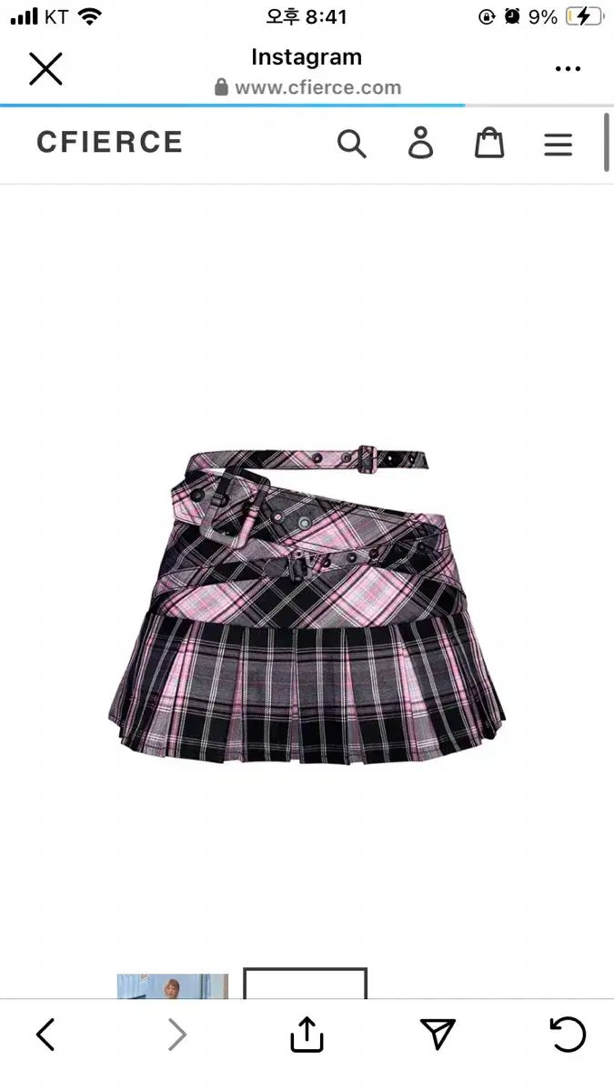 雷市場（ポンジャン）商品韓国直送】イエナ 着用 cfierce チェック  