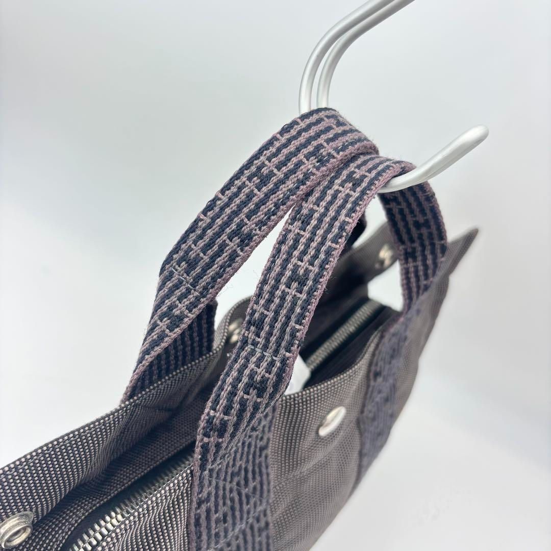 HERMES エルメス エールライン PMトートバッグ グレー系 鞄