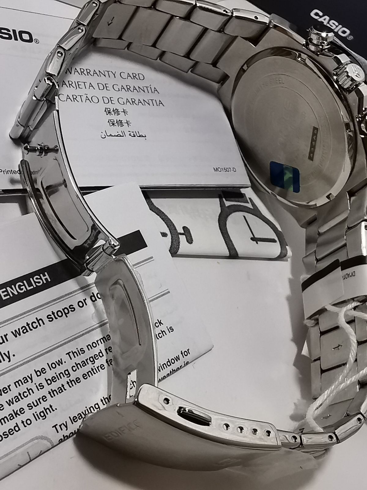 CASIO EDIFICE エディフィス 腕時計 EQS-800 ソーラー クロノグラフ 