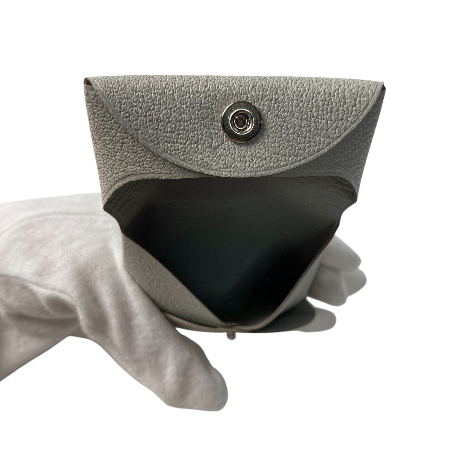 新品 エルメス HERMES レディース バスティア パールグレー  