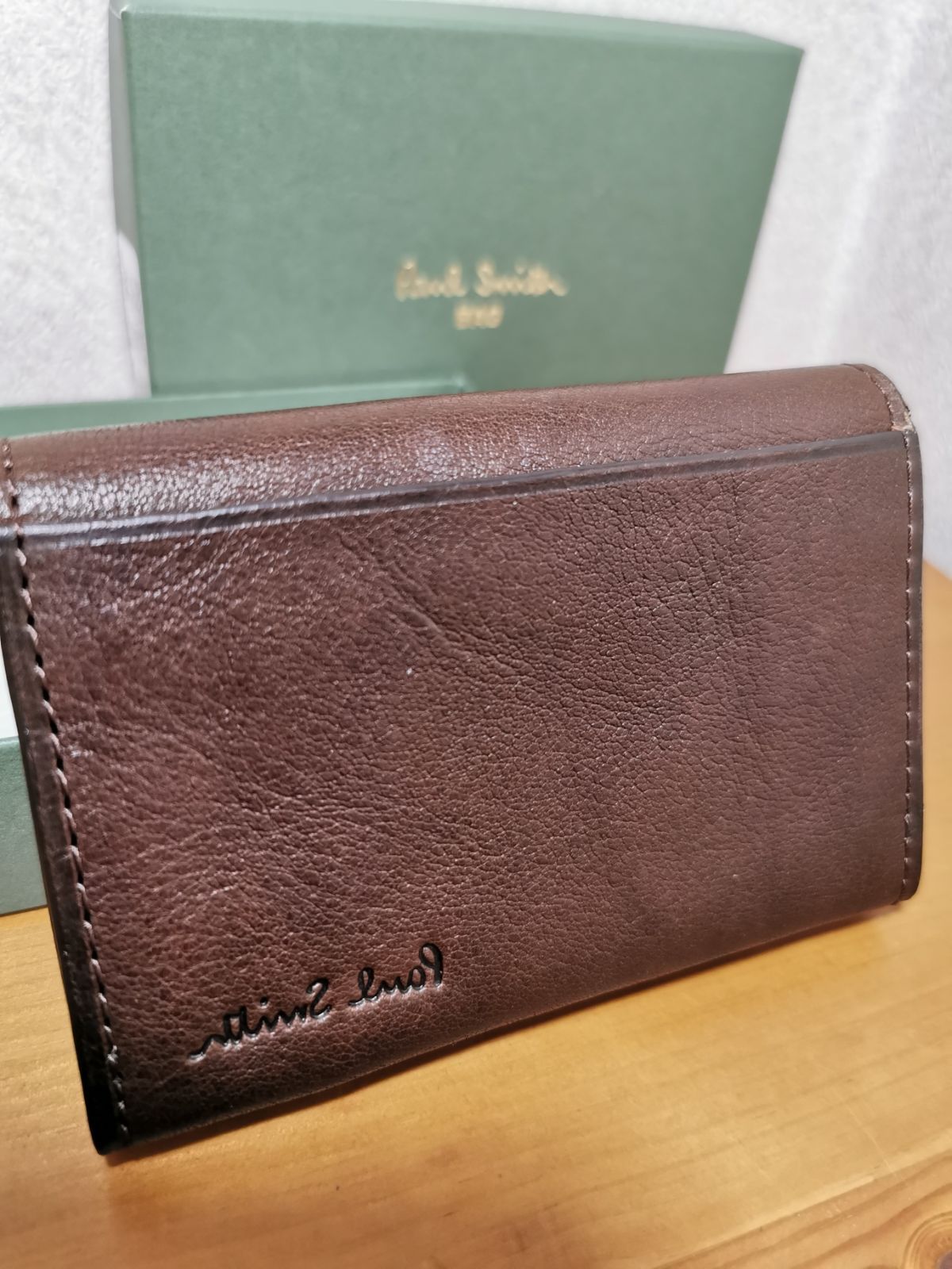 Paul Smith ポールスミス カードケース 名刺入れ ダークブラウン系