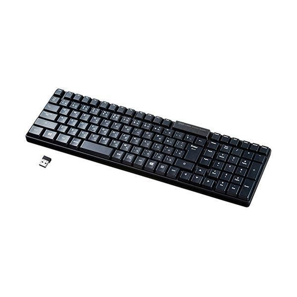 サンワサプライ ワイヤレスキーボードブラック SKB-WL34BK 1台 【公式 