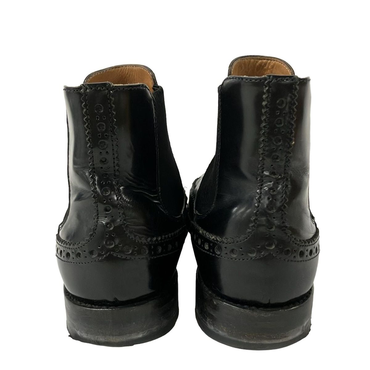Church's(チャーチ) ショートブーツ 36 レディース - 黒 ウィング