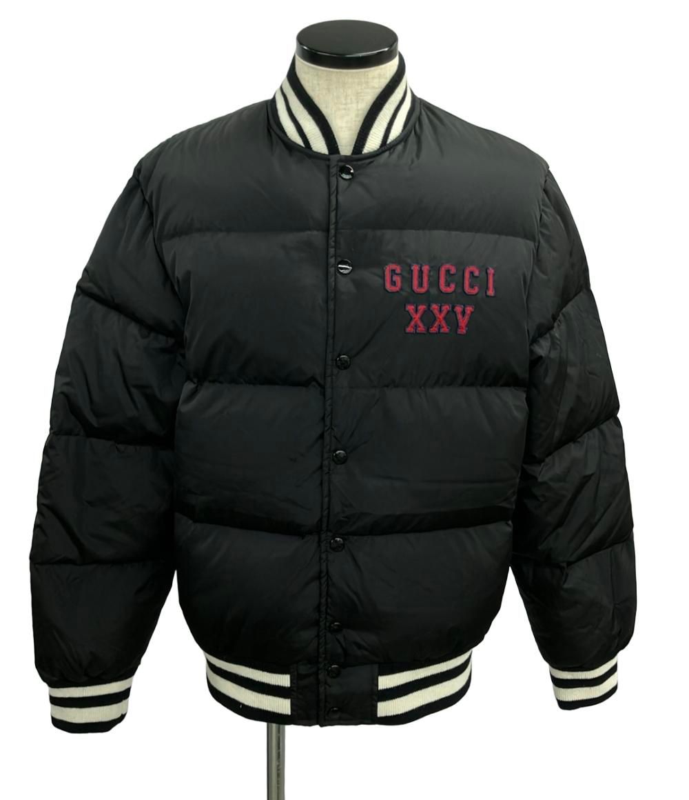 グッチ ボンバージャケット 黒 46 GUCCI グッチ ヴィンテージロゴ ボンバージャケット ブラック系