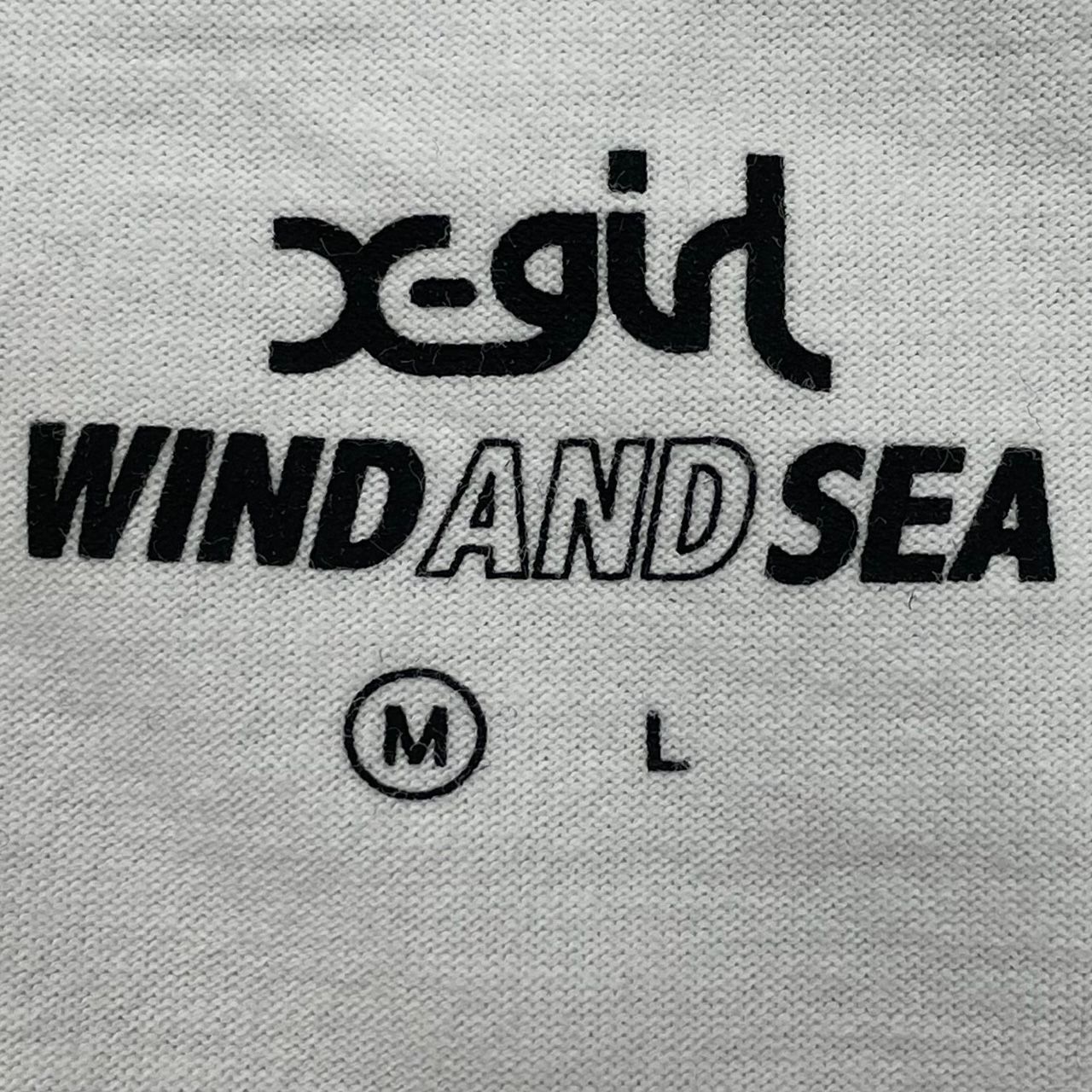 X-girl WIND AND SEA コラボ Tシャツ ブラック M 3/29(fri.) X-girl × WIND AND SEA | NEWS | X-girl OFFICIAL